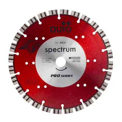 Ox Tools MX10-230/22 Spectrum Pro Laser Turbo Universal Diamond Blade - 230/22Mm EA