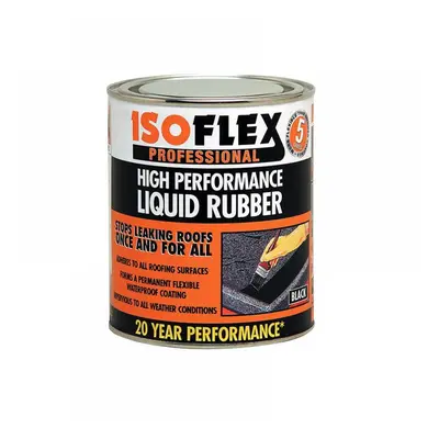 Ronseal 34892 Isoflex Liquid Rubber Black 4.25 Litre