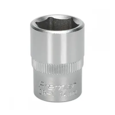 Sealey S3814 Walldrive® Socket 14Mm 3/8inSq Drive