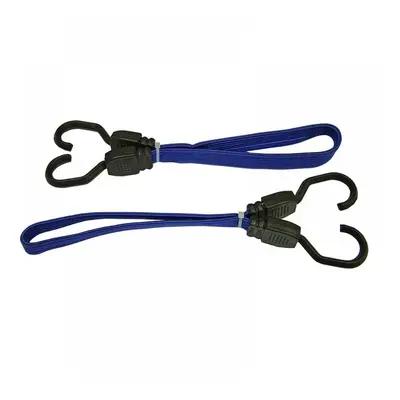 Faithfull Flat Bungee Flat Cord 46Cm (18In) Blue 2 Piece