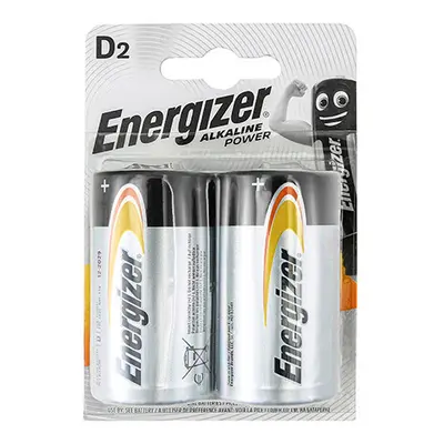 Energizer ENR297331 Alkaline Power Battery D E95 Pack 2