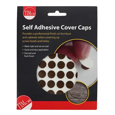 Timco COVERMH13 Self-Adhesive Cover Caps - Mahogany 13Mm Pack 112