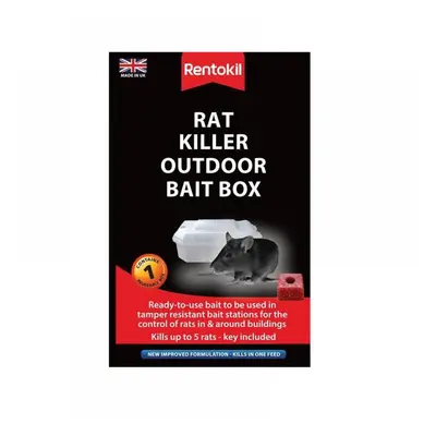 Rentokil PSR71 Rat Killer Outdoor Bait Box