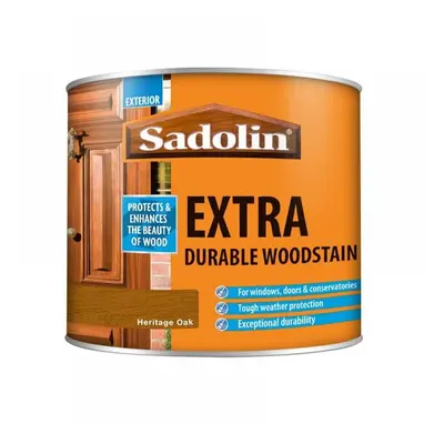 Sadolin 5090981 Extra Durable Woodstain Heritage Oak 500Ml