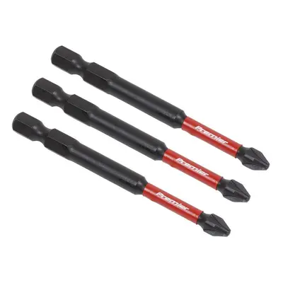 Sealey AK8258 Pozi #2 Impact Power Tool Bits 75Mm - 3Pc