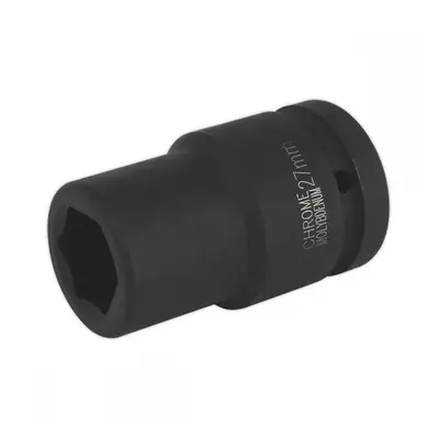 Sealey IS127D Impact Socket 27Mm Deep 1inSq Drive