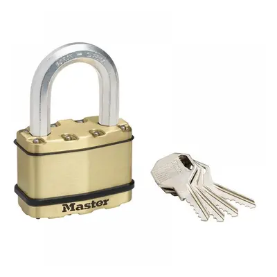 Master Lock M15BEURDLF Excell™ Brass Finish 64Mm Padlock 5-Pin - 38Mm Shackle