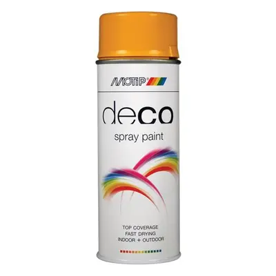 Motip® 01621 Deco Spray Paint High Gloss Ral 1004 Gold Yellow 400Ml