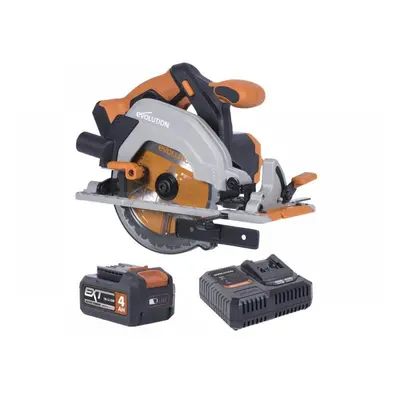 Evolution 066-0001A R165Ccs-Li Ext Circular Saw 18V 1 X 4.0Ah Li-Ion