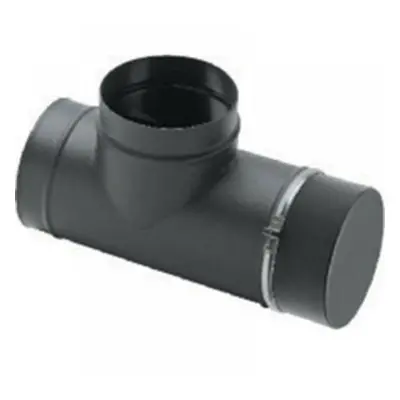 Clarke 6911160 6 Inch 90 Tee Flue Pipe With Soot Box