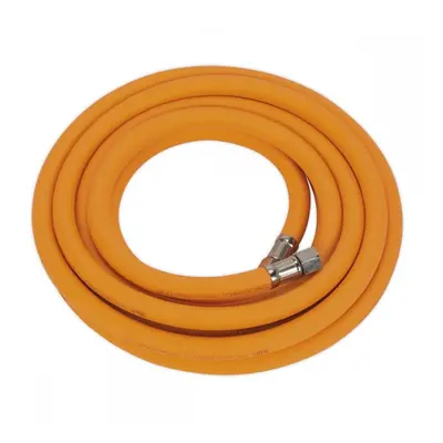 Sealey AHHC5 Air Hose 5M X Ø8Mm Hybrid High-Visibility With 1/4inBsp Unions