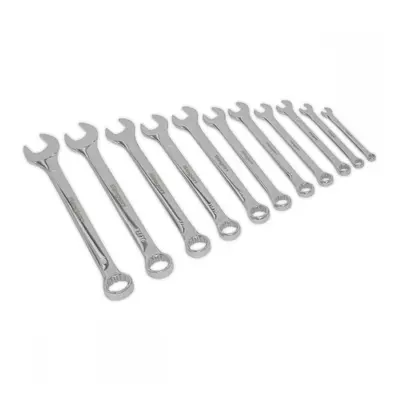 Sealey S0857 Combination Spanner Set 11Pc Imperial