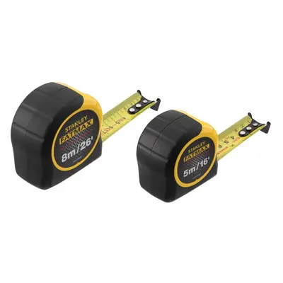 Stanley® FMHT81745-0 Fatmax® Classic Tape Twin Pack 5M/16Ft + 8M/26Ft (Width 32Mm)