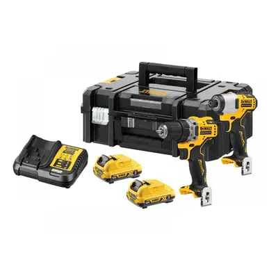 Dewalt DCK2110L2T-GB Dck2110L2 Xr Brushless Sub-Compact Twin Pack 12V 2 X 3.0Ah Li-Ion