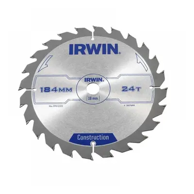 Irwin® 1907699 Construction Circular Saw Blade 184 X 16Mm X 24T Atb