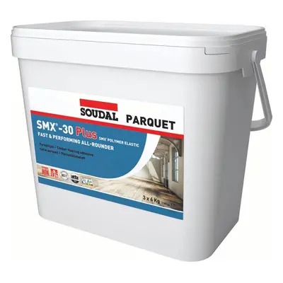 Soudal Smx®-30 Plus Parquet Adhesive Light Brown 3X6Kg bucket 12