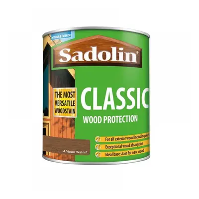 Sadolin 5028483 Classic Wood Protection African Walnut 1 Litre