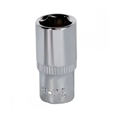 Sealey SP1409 Walldrive® Socket 9Mm 1/4inSq Drive Fully Polished