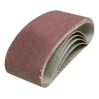 Silverline 171121 Sanding Belts 75 X 457Mm 5Pk 40 Grit Each 5