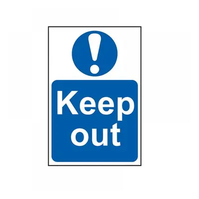 Scan 4003 Keep Out - Pvc Sign 400 X 600Mm