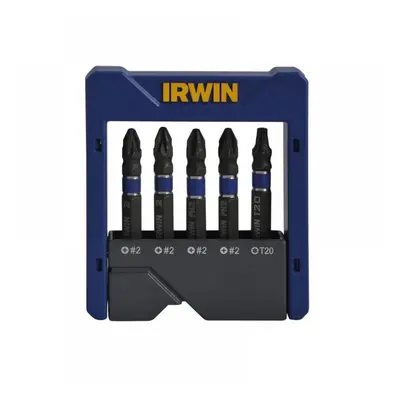 Irwin® 1923433 Phillips/Pozi/Torx Impact Screwdriver Pocket Bit Set 5 Piece