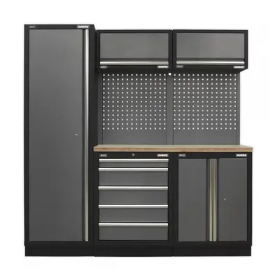 Sealey APMSSTACK02W Superline Pro® Storage System - Wood Worktop