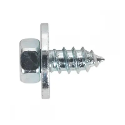 Sealey ASW121 Acme Screw With Captive Washer #12 X 1/2in Zinc Pack Of 50