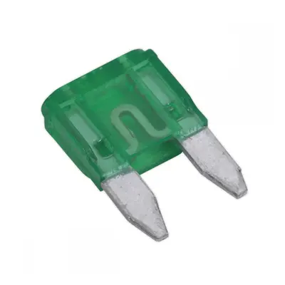 Sealey MBF3050 Automotive Mini Blade Fuse 30A Pack Of 50