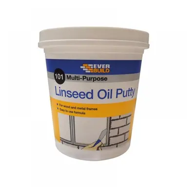 Everbuild Sika 480211 101 Multi-Purpose Linseed Oil Putty Natural 2Kg