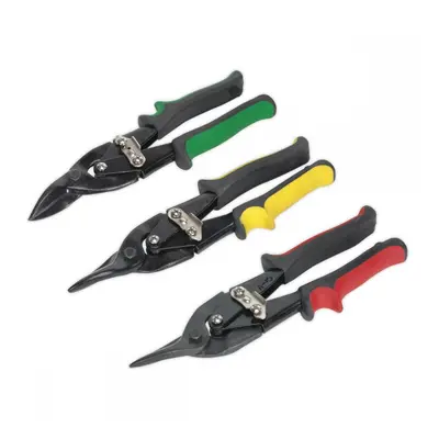 Sealey AK6907 Aviation Tin Snips Set 3Pc