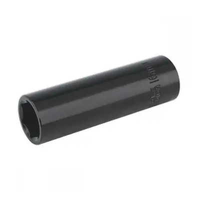 Sealey IS1216D Impact Socket 16Mm Deep 1/2inSq Drive