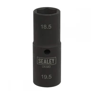 Sealey SX1819 Impact Socket 1/2inSq Drive Double Ended 18.5-19.5Mm