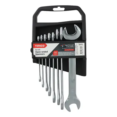 Timco 468236 Spanner Set - Open-Ended 8 Piece Pack 8