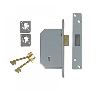 Union B-3G110-PL-73 3G110 C Series 5 Detainer Deadlock 73Mm Satin Brass