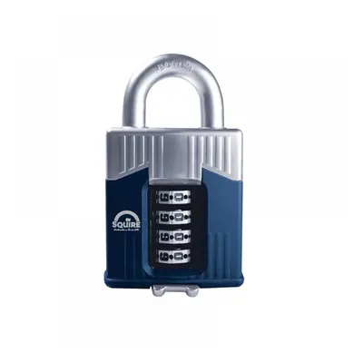 Squire WARRIOR COMBI 55 Warrior High-Security Open Shackle Combination Padlock 55Mm