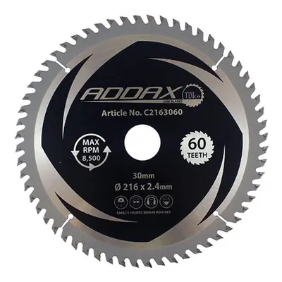 Timco C1843060 Circular Saw Blade - Fine Trim/Finishing - Extra Fine 184 X 30 X 60T Clamshell 1