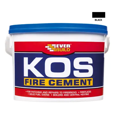 Everbuild Kos Black Fire Cement 1Kg