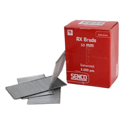 Senco RX21EAA 16-Gauge Rx Straight Brad Galv 50Mm Box 2000