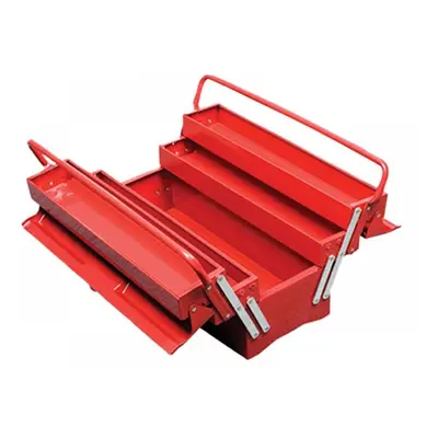 Faithfull NTBC122B Metal Cantilever Toolbox - 5 Tray 49Cm (19In)