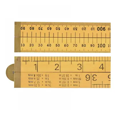 R.s.t. RSR073 Wooden 4 Fold Rule 1M / 39In (Loose)