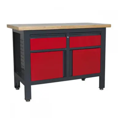 Sealey AP1372A Workstation With 2 Drawers & 2 Cupboards