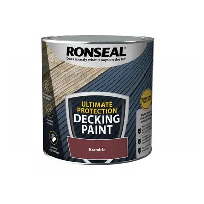 Ronseal 39142 Ultimate Protection Decking Paint Bramble 2.5 Litre