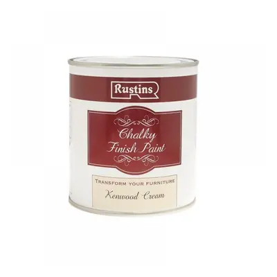 Rustins CHAPC500 Chalky Finish Paint Kenwood Cream 500Ml