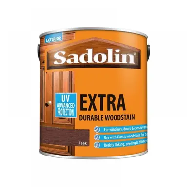 Sadolin 5028535 Extra Durable Woodstain Teak 2.5 Litre