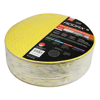 Timco 231025 Drylining Sanding Discs - 120 Grit - Yellow 225Mm Pack 25