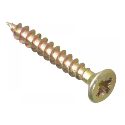 Forgefix MPS4530Y Multi-Purpose Pozi Compatible Screw Csk St Zyp 4.5 X 30Mm Box 200