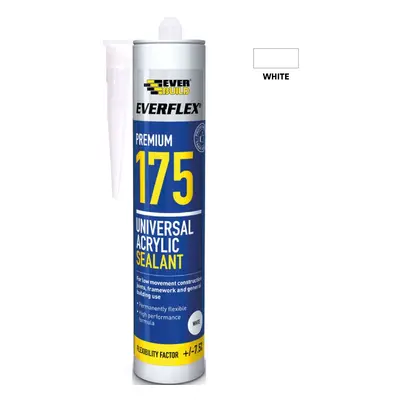 Everbuild 175 Universal Acrylic White 380Ml