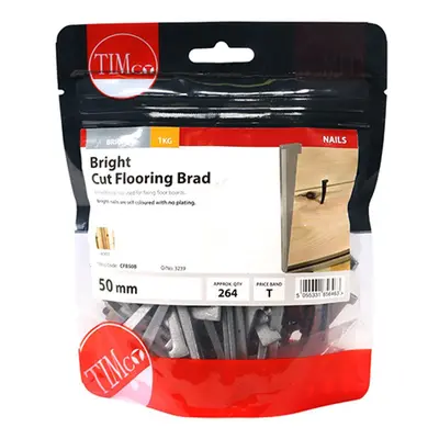 Timco CFB50B Cut Flooring Brads - Bright 50Mm