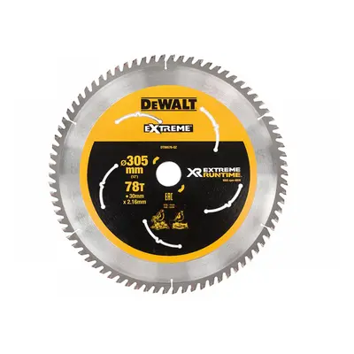 Dewalt DT99576-QZ Xr Flexvolt Mitre Saw Blade 305 X 30Mm X 78T