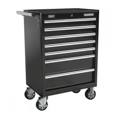 Sealey AP33479B Rollcab 7 Drawer With Ball-Bearing Slides - Black